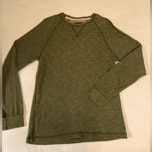 Abercrombie and Fitch long sleeve -T olive green size Small
